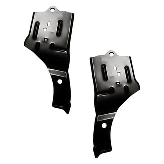 Replacement - Front Driver and Passenger Side Radiator Support Bracket Set (Standard Line)