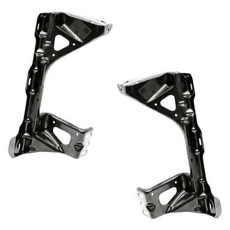Replacement - Driver and Passenger Side Radiator Support Bracket Set (Standard Line)