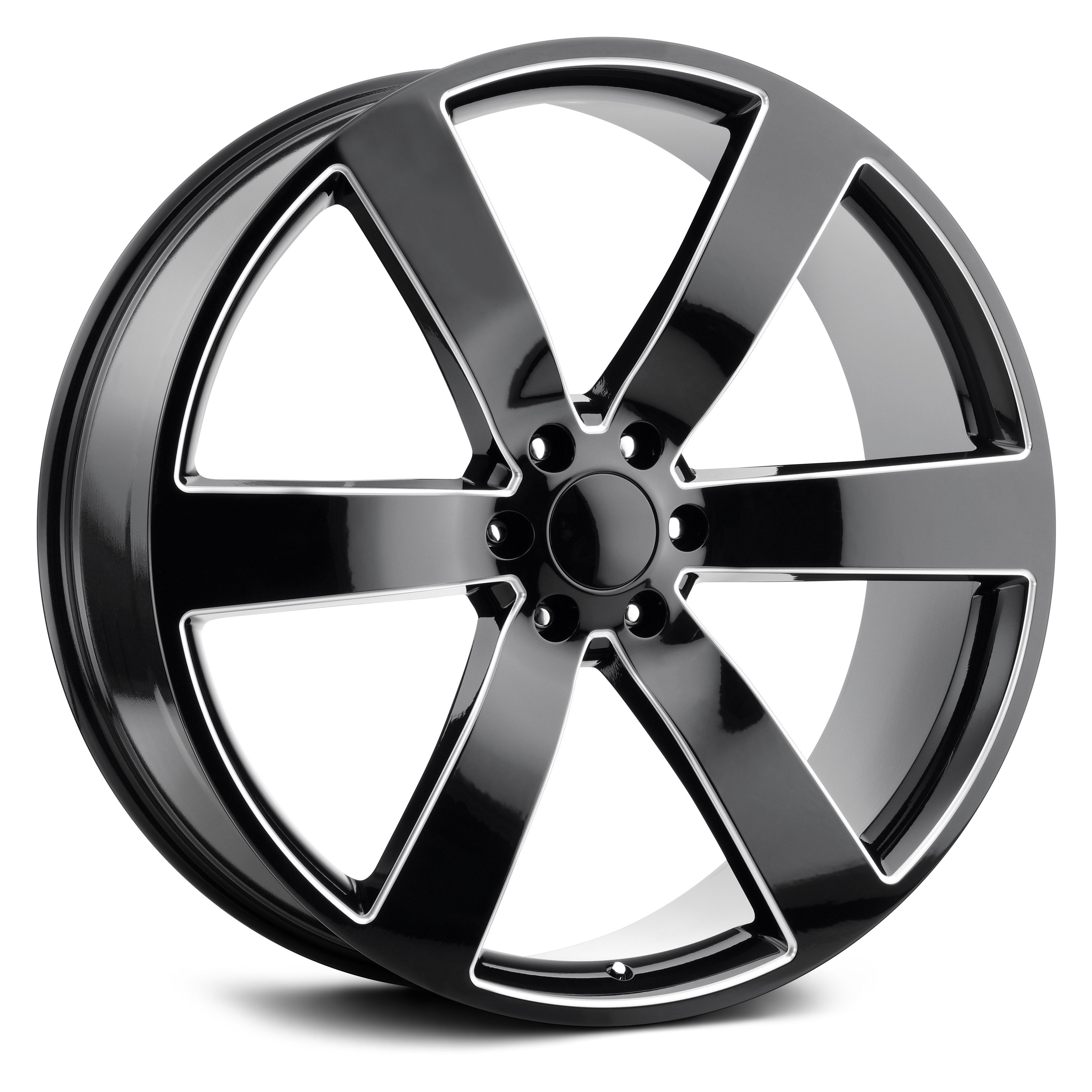 REPLICA TECH® RT-17 Wheels - Gloss Black with Milled Accents Rims