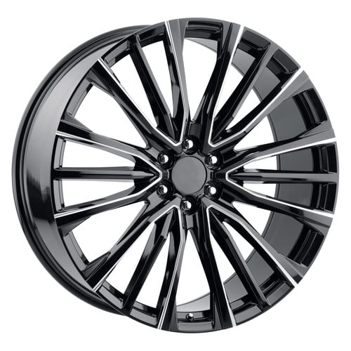 REPLICA TECH® RT-23 Wheels - Gloss Black with Milled Accents Rims