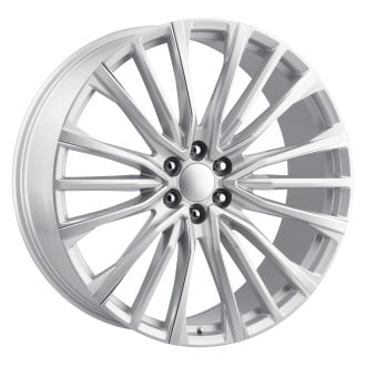 「RT-109099」 REPLICA TECH® RT-23 Wheels - Silver with Milled Accents Rims