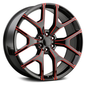 REPLICA TECH® - RT-6 Gloss Black with Red Milled Accents