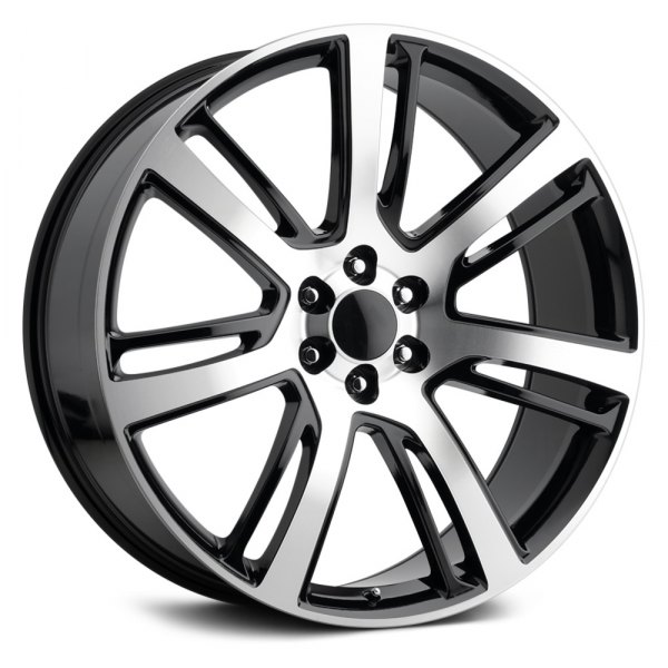 REPLICA TECH® RT-7 Wheels - Gloss Black with Machined Face Rims