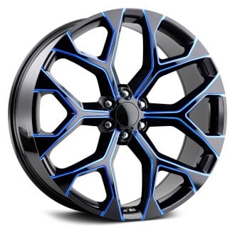 REPLICA TECH® - RT-8 Gloss Black with Blue Milled Accents
