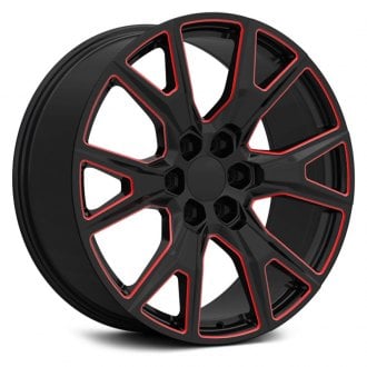 REPLICA® - 368 Black with Red Milled Accents