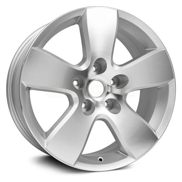 Replikaz® - 20 x 8 5-Spoke Polished and Silver Alloy Factory Wheel (Replica)