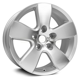Replikaz® ALY02363U90N - 5-Spoke Polished Face with Painted Silver Pockets 20x8 Alloy Factory Wheel - Replica