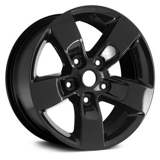 Replikaz® - 5-Spoke Painted Black 17x7 Alloy Factory Wheel - Replica