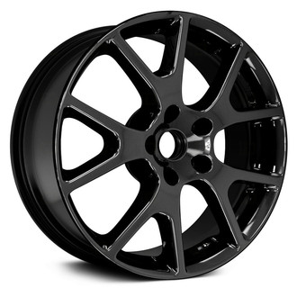 Replikaz® - 5 Y-Spoke Painted Black 19x7 Alloy Factory Wheel - Replica
