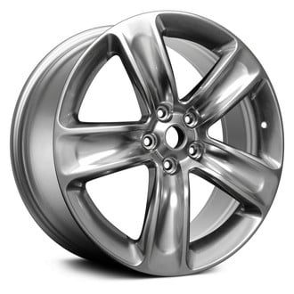 Replikaz® - 5-Spoke Painted Hyper Silver - Satin Carbon 18x7.5 Alloy Factory Wheel - Replica
