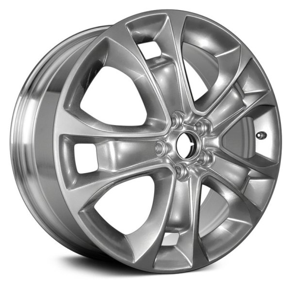 Replikaz® - 18 x 7.5 Double 5-Spoke Polished Alloy Factory Wheel (Replica)