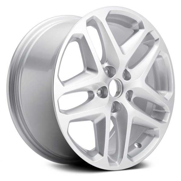 Replikaz® - 17 x 7.5 Double 5-Spoke Silver Alloy Factory Wheel (Replica)