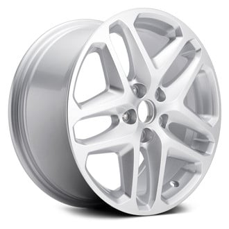 Replikaz® - Double 5-Spoke Painted Silver 17x7.5 Alloy Factory Wheel - Replica