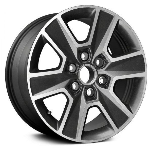 Replikaz® - 18 x 7.5 6 I-Spoke Gloss Charcoal with Machined Face Alloy Factory Wheel (Factory Take Off)