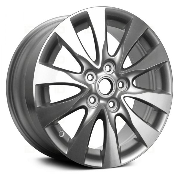 Replikaz® - 17 x 7 5 V-Spoke Machined and Silver Alloy Factory Wheel (New)