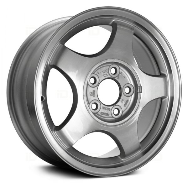 Replikaz® - 16 x 6.5 5-Spoke Machined and Sparkle Silver Acrylic Alloy Factory Wheel (Remanufactured)