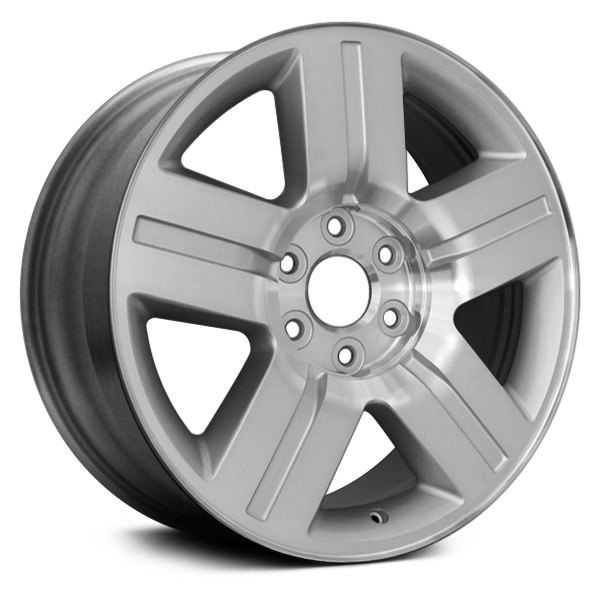 Replikaz® - 20 x 8.5 5-Spoke Silver Machined Alloy Factory Wheel (Replica)