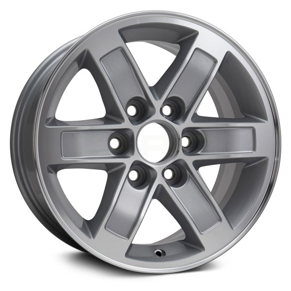 Replikaz® - 17 x 7.5 6 I-Spoke Silver Machined Alloy Factory Wheel (Replica)