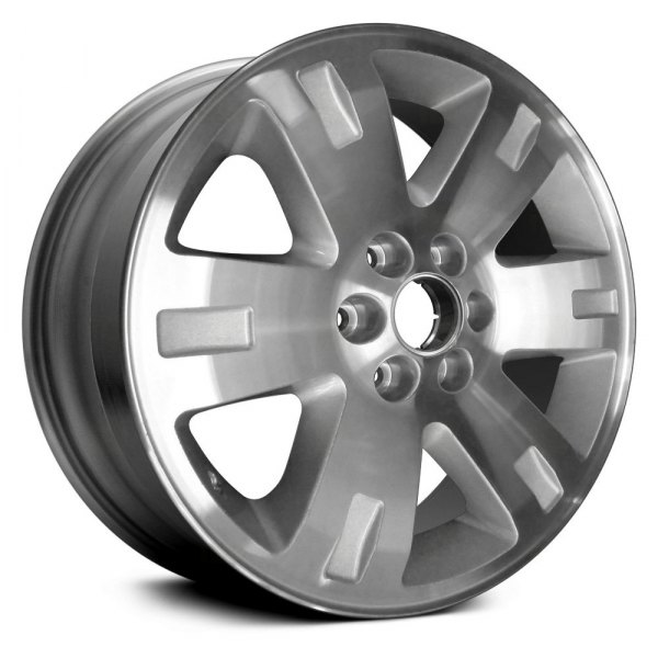 Replikaz® - 20 x 8.5 6 I-Spoke Machined Face with Silver Inset in Spokes and Pockets Alloy Factory Wheel (Replica)