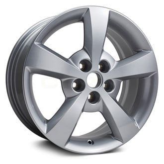 Replikaz® - 5-Spoke Painted Silver 17x7 Alloy Factory Wheel - Replica
