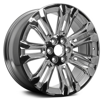Replikaz® - 7 Double I-Spoke Chrome 22x9 Alloy Factory Wheel - Replica