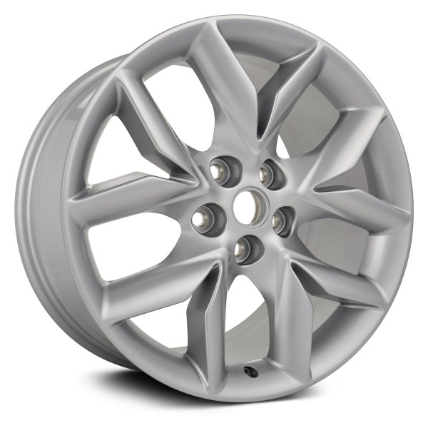 Replikaz® - 19 x 8.5 5 V-Spoke Silver Alloy Factory Wheel (Replica)
