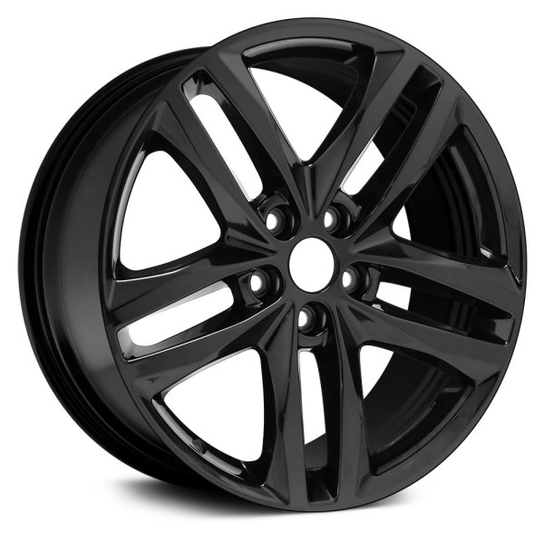 Replikaz® - 19 x 7.5 Double 5-Spoke Black Alloy Factory Wheel (Replica)