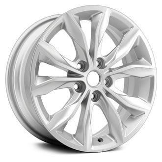 Replikaz® - 5 V-Spoke Painted Silver 17x7.5 Alloy Factory Wheel - Replica