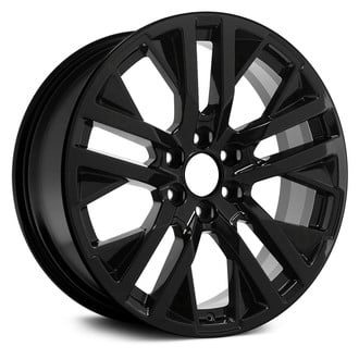 Replikaz® - 10 I-Spoke Painted Gloss Black 22x9 Alloy Factory Wheel - Replica