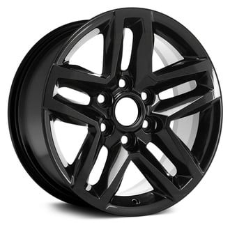 Replikaz® - Double 5-Spoke Painted Black 18x8.5 Alloy Factory Wheel - Replica
