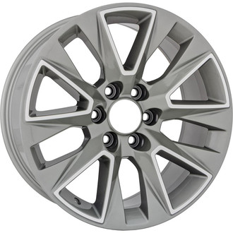 Replikaz® - 10 I-Spoke Machined Silver 20x9 Alloy Factory Wheel - Replica