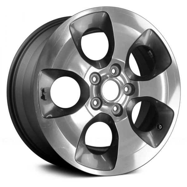 Replikaz® - 18 x 7.5 5-Hole Gray with Machined Face Alloy Factory Wheel (Factory Take Off)