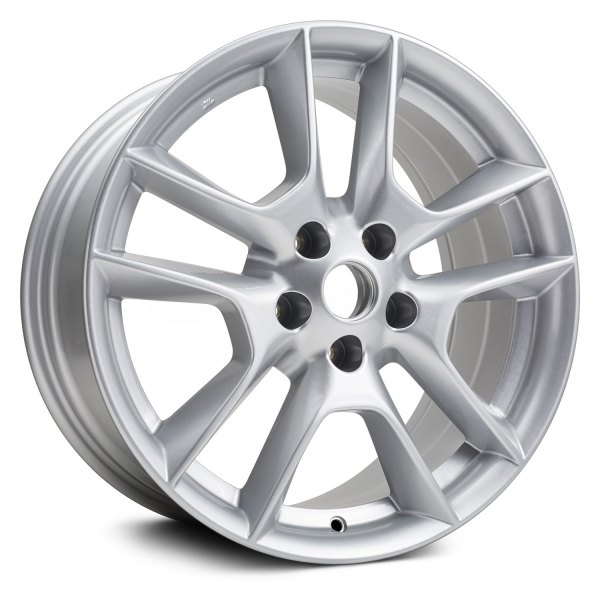 Replikaz® - 18 x 8 5 V-Spoke Silver Alloy Factory Wheel (Replica)