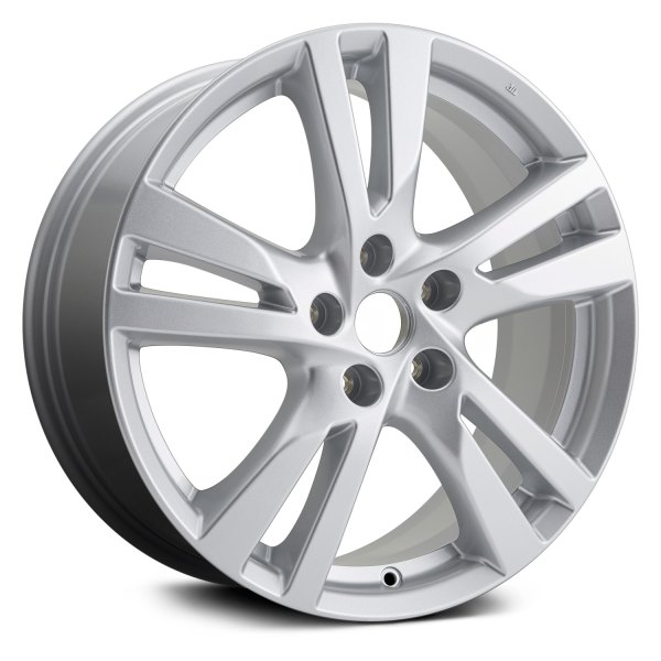 Replikaz® - 18 x 7.5 Double 5-Spoke Silver Alloy Factory Wheel (Replica)