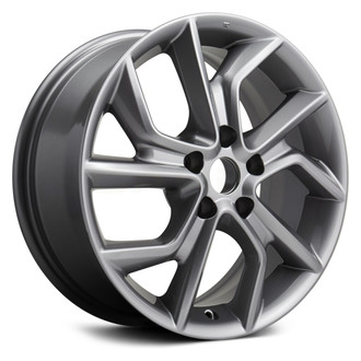 Replikaz® - 10 Spiral-Spoke Painted Silver 17x6.5 Alloy Factory Wheel - Replica