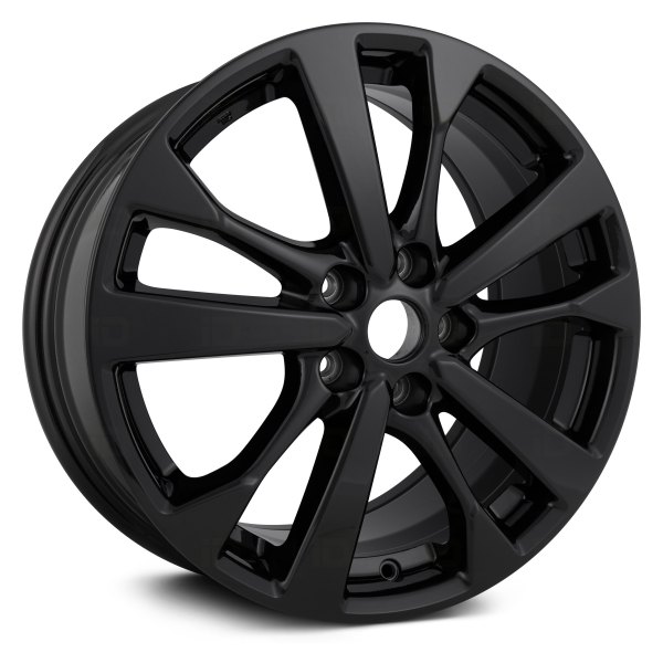 Replikaz® - 18 x 7.5 5 V-Spoke Black Machined Alloy Factory Wheel (Replica)