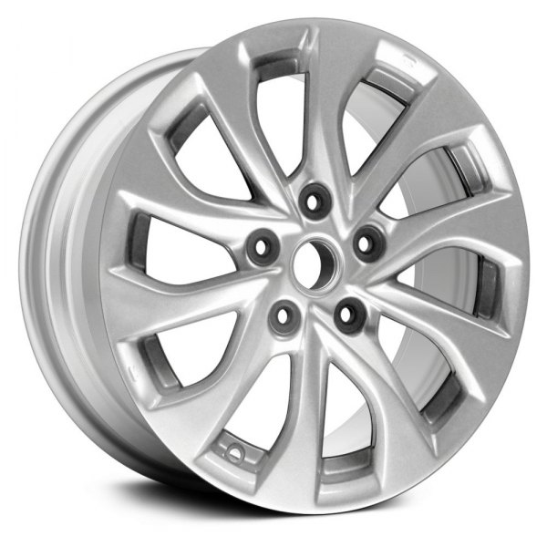 Replikaz® - 16 x 6.5 10 Spiral-Spoke Silver Alloy Factory Wheel (Replica)