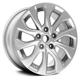 Replikaz® - 10 Spiral-Spoke Painted Silver 16x6.5 Alloy Factory Wheel - Replica