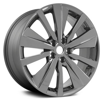 Replikaz® - 10 Turbine-Spoke Painted Gray (Gunmetal) 19x8 Alloy Factory Wheel - Replica