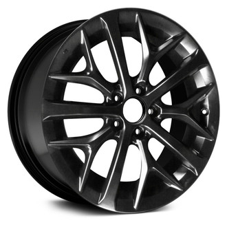Replikaz® - 10 I-Spoke Painted Matte Black 18x8 Alloy Factory Wheel - Replica
