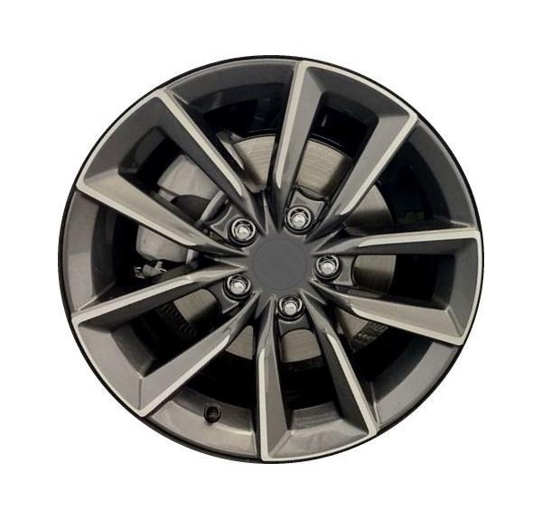 Replikaz® - 17 x 7.5 12 I-Spoke Machined Spokes with Charcoal Vents Alloy Factory Wheel (New)
