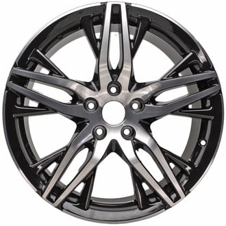 Replikaz® - 10 I-Spoke Machined Face with Painted Black Vents 19x8.5 Alloy Factory Wheel - Replica