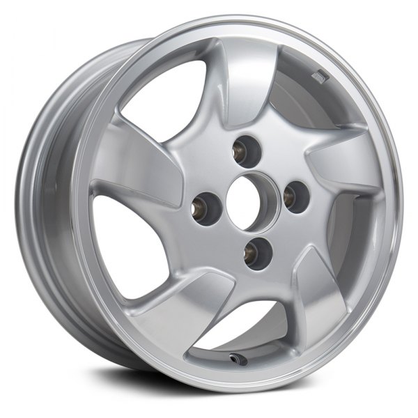 Replikaz® - 15 x 6 5 Spiral-Spoke Silver Machined Alloy Factory Wheel (Replica)