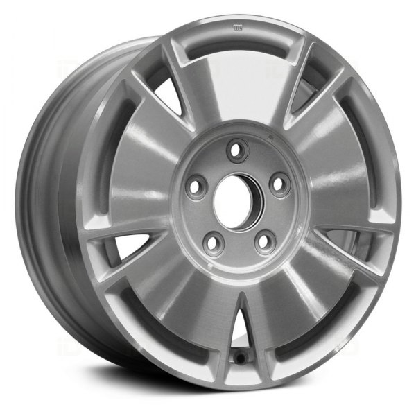 Replikaz® - 15 x 6 Double 5-Spoke Machined and Silver Alloy Factory Wheel (Remanufactured)