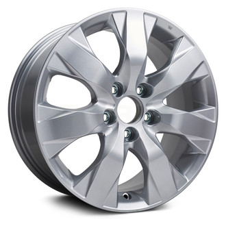 Replikaz® - 7 I-Spoke Painted Silver 17x7.5 Alloy Factory Wheel - Replica