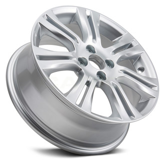 14 I-Spoke Silver 16x6 Alloy Factory Wheel, Replica - Angle View