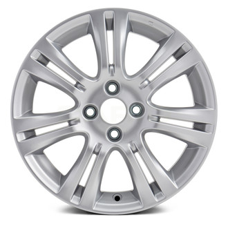 14 I-Spoke Silver 16x6 Alloy Factory Wheel, Replica - Front View