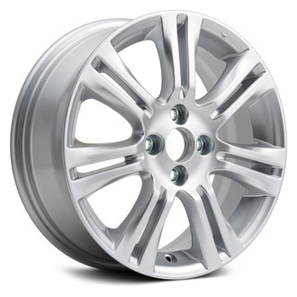 Replikaz® - 7 Double I-Spoke Painted Silver 16x6 Alloy Factory Wheel - Replica