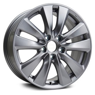 Replikaz® - 5 V-Spoke Painted Silver (Blue Tint) 17x7.5 Alloy Factory Wheel - Replica