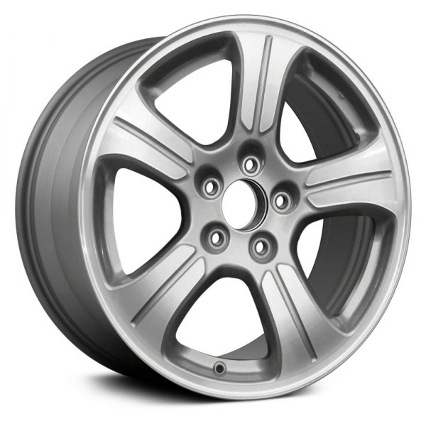 Replikaz® - 18 x 7.5 5-Spoke Machined Spoke with Gray Insets and Pockets Alloy Factory Wheel (Replica)